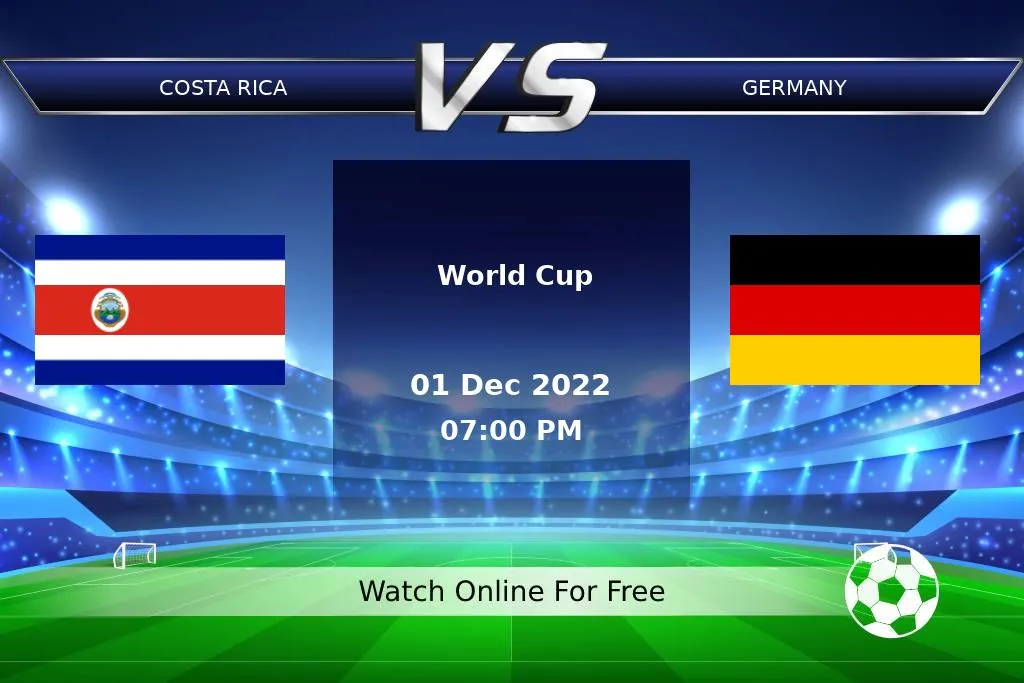 Prediction Costa Rica vs Germany World Cup 2022