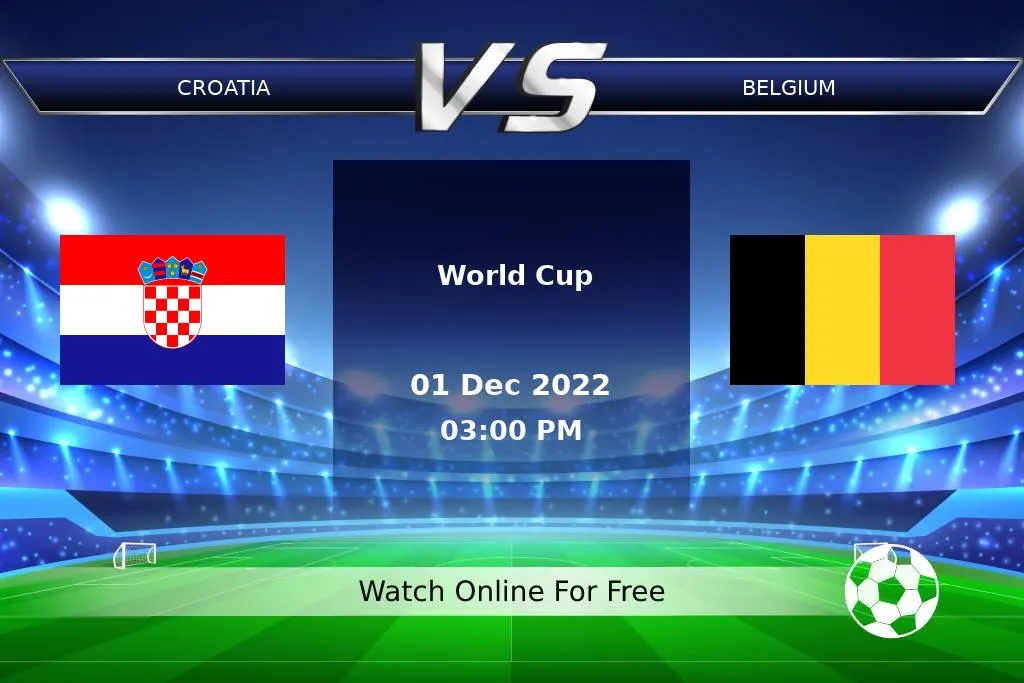Prediction Croatia vs Belgium World Cup 2022