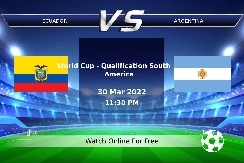 Ecuador 1-1 Argentina | World Cup - Qualification South America 2022 Result