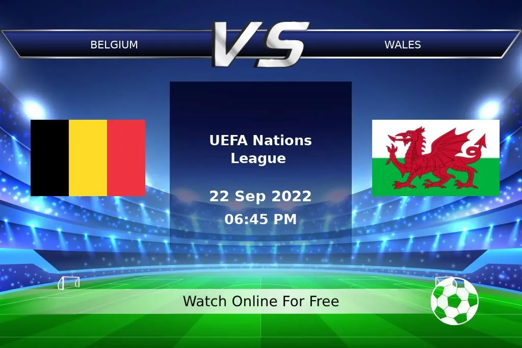 Prediction Belgium vs Wales UEFA Nations League 2022