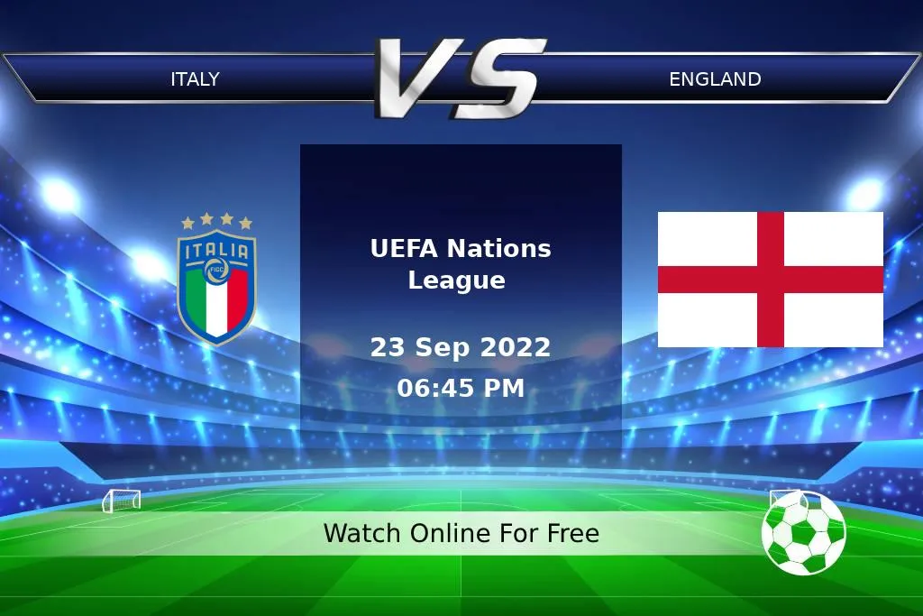 Prediction Italy vs England UEFA Nations League 2022