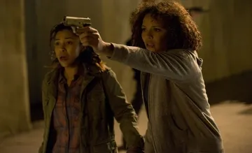 Carmen Ejogo and Zoë Soul in The Purge Anarchy (2014)