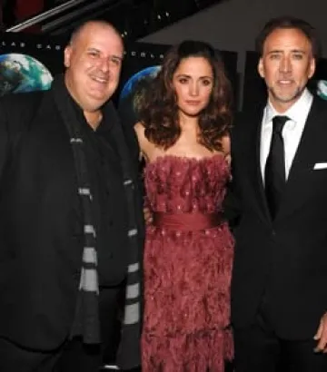 Nicolas Cage, Alex Proyas, and Rose Byrne at an event for Knowing (2009)