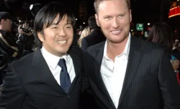 Brian Tyler and Justin Lin at an event for Annapolis (2006)
