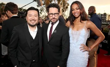 J.J. Abrams, Justin Lin, and Zoe Saldana at an event for Star Trek Beyond (2016)