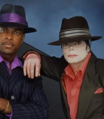 Chris Tucker and Michael Jackson in Michael Jackson You Rock My World (2001)