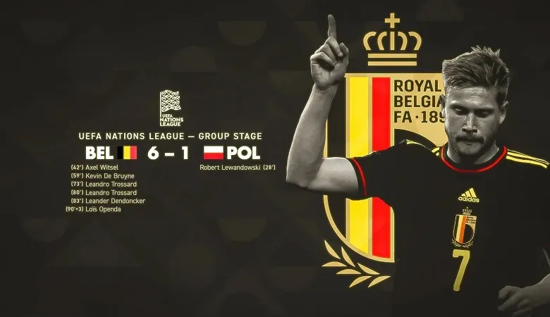 Belgium 6-1 Poland | UEFA Nations League 2022 Result
