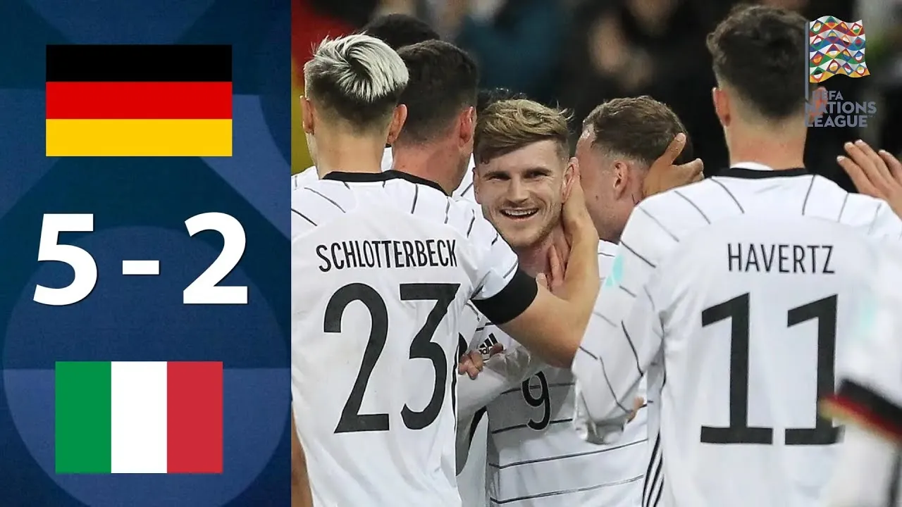 Germany 5-2 Italy | UEFA Nations League 2022 Result